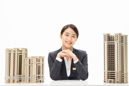美女房产经纪介绍楼盘